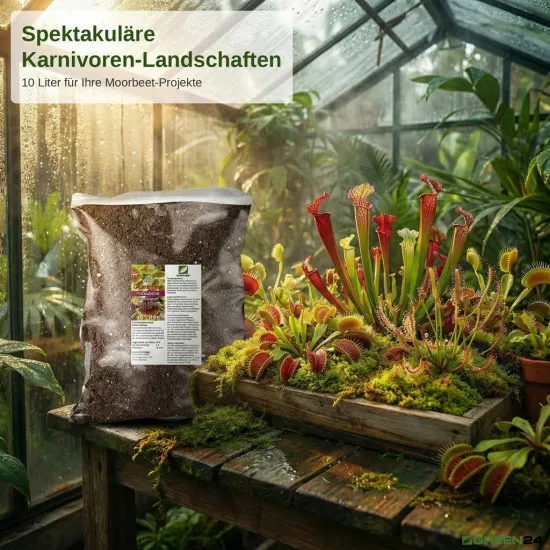 Karnivoren-Erde PROFI LINIE – 3L Spezialsubstrat für fleischfressende Pflanzen