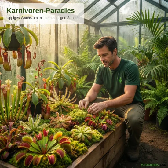 Karnivoren-Erde PROFI LINIE – 3L Spezialsubstrat für fleischfressende Pflanzen