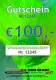 100 Euro Gutschein
