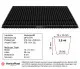Anzuchtplatte-Topfplatte 576 Töpfe (53,0 x 31,0 cm) (Typ G24)