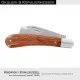 Dual Okulier- Kopuliermesser Edelstahl - Rosenholz