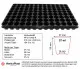 Anzuchtplatte Topfplatte 104 Töpfe (53,0 x 31,0 cm) (Typ G24)