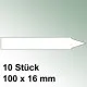 10 große Steck Etiketten aus Kunststoff