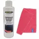 Glaskeramik-Kochfeld-Reiniger SET mit Mikrofasertuch - Reinigung und Pflege von Kochplatten / Ceranfeld / Induktionsplatten