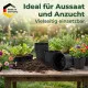 100 Runde Pflanztöpfe Ø 11 cm