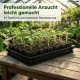 Wannen-Set KGT-24 Gärtner PRO mit Wanne, Bewässerungs-Kapillar-Matte, Gitterplatte, 24 Töpfen 9x9x9,5cm