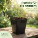 10 Stück XXL Pflanztöpfe 18,6 x 18,6 x 20,0 cm - 5 Liter Volumen
