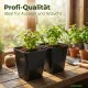 10 Stück XXL Pflanztöpfe 18,6 x 18,6 x 20,0 cm - 5 Liter Volumen