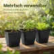20 Stück XXL Pflanztöpfe 18,6 x 18,6 x 20,0 cm - 5 Liter Volumen