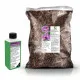 Umtopf-Set für Orchideen wie Phalaenopsis, Cattleya, Dendrobium, Paphiopedilum, Cymbidium etc. – 10 Liter Spezial-Substrat + 250 ml Flüssigdünger