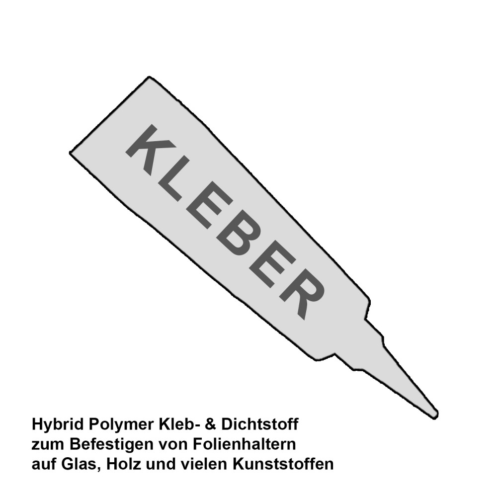 High-Tech- Kleber und Dichtstoff 80ml - Kleber für Folienhalter