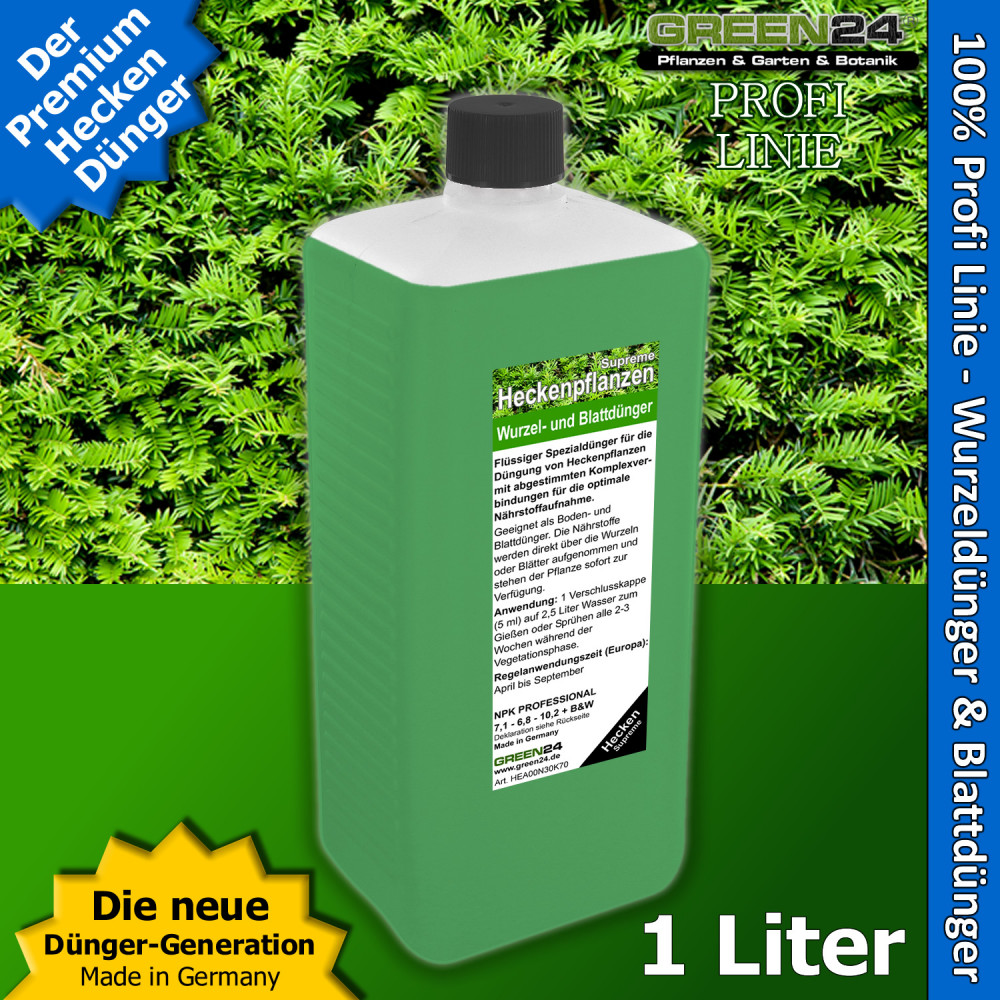 Heckenpflanzen Dunger Supreme Xl 1 Liter Fur Laubhecken Und