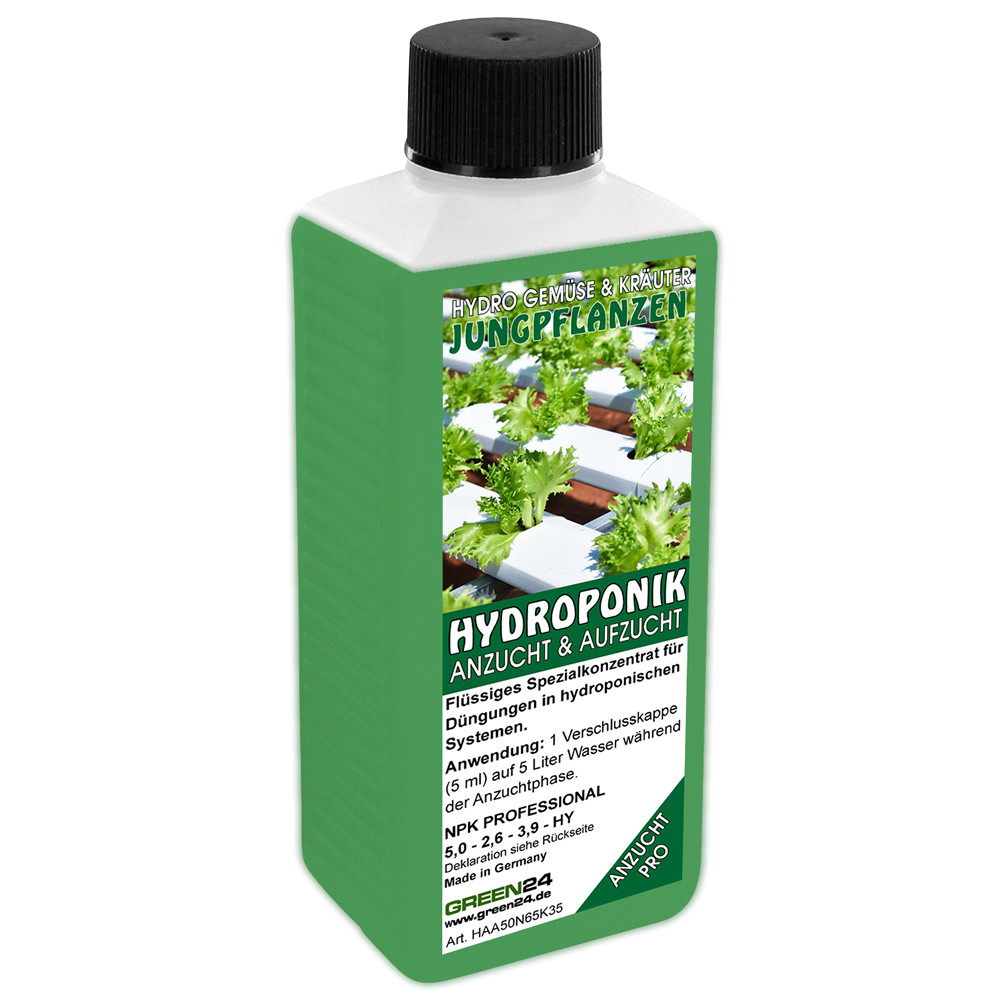 Hydro Anzucht Nahrlosung Npk Voll Dunger Fur Krauter Gemuse Jungpflanzen In Hydrokultur Und Hydroponik Systemen 250ml Konzentrat
