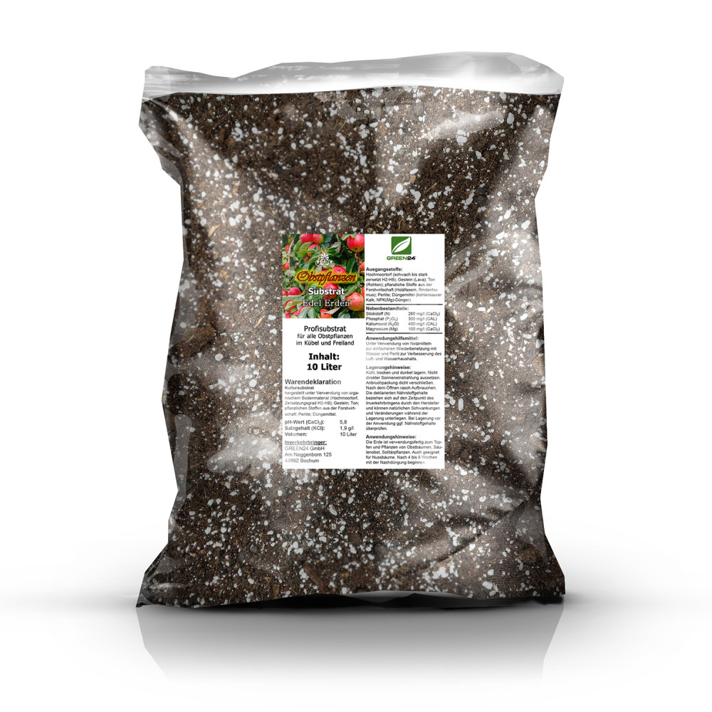 Obstpflanzen Erde Spezial Substrat für Obstgehölze, Obstbäume und