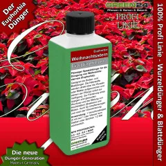 Weihnachtsstern-Dünger Euphorbia Pro – 250ml NPK Super-Konzentrat für prächtige Hochblätter | Für leuchtende Brakteen & gesunden Wuchs | Professionelle Euphorbia-Pflege