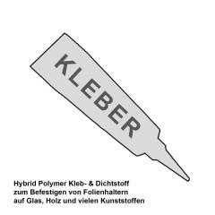 High-Tech- Kleber und Dichtstoff 80ml - Kleber für Folienhalter, Dichtungsmasse fürs Gewächshaus