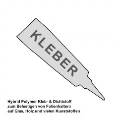 High-Tech- Kleber und Dichtstoff 120g - Kleber für Folienhalter, Dichtungsmasse fürs Gewächshaus