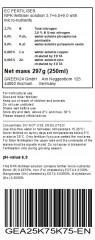 Pelargonium Geraniums Liquid Fertilizer 250ml