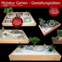 Minigarten - einen Miniatur Zimmer-Garten gestalten