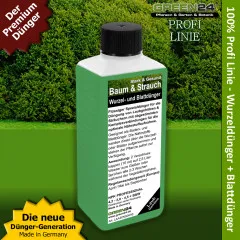 Baum & Strauch Dünger – 250ml Spezialdünger für heimische Laubgehölze | Für kraftvolles Wachstum & sattgrünes Laub | Ideal für alle sommergrünen Bäume & Ziersträucher