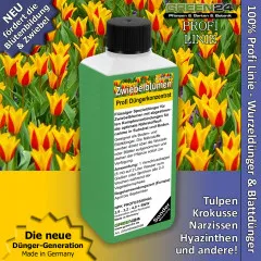 Blumenzwiebel-Dünger Pro – 250ml NPK Universaldünger für alle Zwiebelblumen | Für prächtige Blüten & Nährstoffeinlagerung | Professionelle Zwiebelpflanzen-Pflege