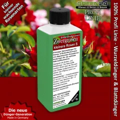 Zwerg- & Bodendeckerrosen Dünger S – 250ml Spezialdünger für kompakte Rosen | Fördert dichten Wuchs & Blütenteppiche | Ideal für Kübel, Balkon & Grabbepflanzung
