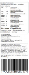 Cycas - Sago Palm Liquid Fertilizer 250ml