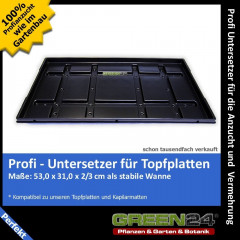 Untersetzer f. Topfplatte Anzuchtplatte  (53,0 x 31,0 cm) (Typ G24)