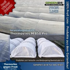 Thermovlies M850 Winterschutz – Professioneller Frostschutz für Pflanzen (85g/m², 220cm breit) je lfm