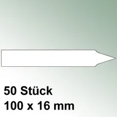 50 große Steck Etiketten aus Kunststoff