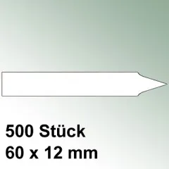500 kleine Steck Etiketten Kunststoff