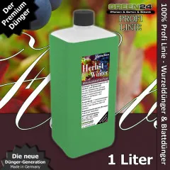 Herbst + Winter Dünger Kalium+ XL – 1 Liter Profi-Spezialdünger für bessere Winterhärte | Für Frost-Toleranz & Zellstärkung | Professionelle Wintervorbereitung XL-Format