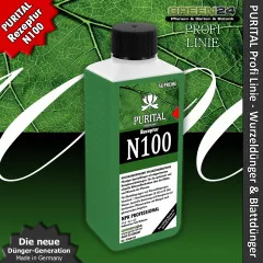 Purital Rezeptur N100 NPK 11,6+4,2+6,3 Flüssig-Dünger, System Volldünger (Stickstoff Phosphat Kalium) mit Spurennährstoffen