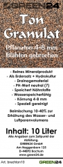 Pflanzton Ton-Granulat 10 Liter - Blähton gebrochen Körnung 4-8 mm