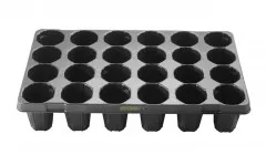 Anzuchtplatte Topfplatte 24/10R | 24 Töpfe extra hoch (53,0 x 31,0 cm) (Typ G24)