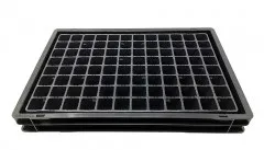 Wannen-Set KGT-96 Gärtner PRO mit Wanne, Bewässerungs-Kapillar-Matte und Topfplatte mit 96 Töpfen (Topfmaß 40 x 40 x 57 mm)