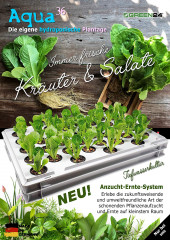 Aqua 36-A Pro Hydroponic Anzucht-System XL 40 x 60 cm, für Nutzpflanzen, Gemüse, Kräuter, Salate, Zierpflanzen in Tiefwasserkultur (DWC)