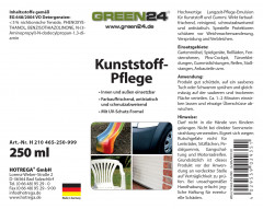 Kunststoff - Pflege 250ml für Innen und Außen - Mit UV-Schutz-Formel