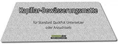 STP Kapillarmatte für Standard QuickPot Untersetzer (33,5 x 51,5 cm) (Typ STP)