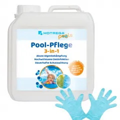 Pool-Pflege 3-in-1, Kanister mit 2 Litern