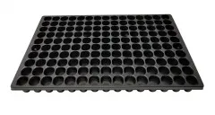 QP 150R STP Anzuchtplatte Topfplatte (33,5 x 51,5 cm) (Typ STP) 150 runde Töpfe DxH 30x43mm stabile Profi Multitopf-Platte