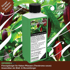 Cacao tree fertilizer NPK nutrients - Theobroma cacao feed 250ml