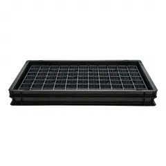 Wannen-Set KGT-77 Gärtner PRO mit Wanne, Bewässerungs-Kapillar-Matte und Topfplatte mit 77 Töpfen (Topfmaß 46 x 46 x 45 mm)