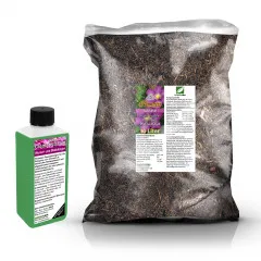 Clematis Umpflanz-Set – 10 Liter Torffreie Erde + 250ml Dünger für Blütenpracht