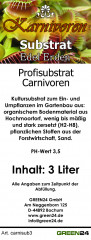Karnivoren-Erde Substrat für Fleischfressende Pflanzen Carnivoren 3 Ltr.